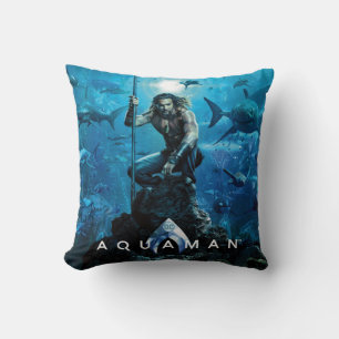 Aquaman   Prince Orin With Aquatic Animals Cushion