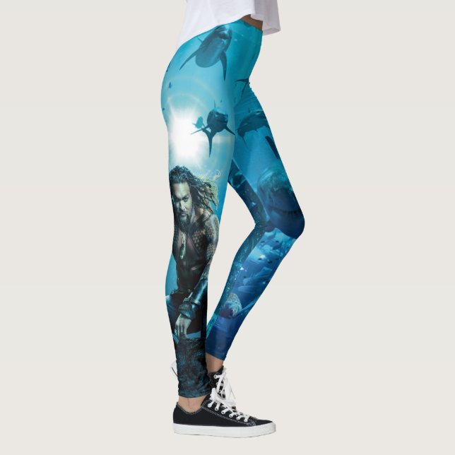 Aquaman | Prince Orin With Aquatic Animals Leggings (Right)