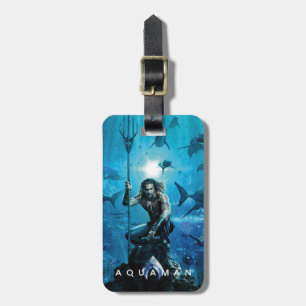 Aquaman   Prince Orin With Aquatic Animals Luggage Tag