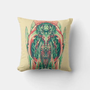 Aquaman   Queen Fisherman Art Nouveau Panel Cushion