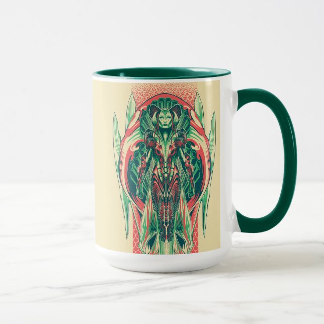 Aquaman | Queen Fisherman Art Nouveau Panel Mug (Right)