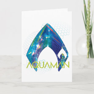 Aquaman Refracted Aquaman Logo Card