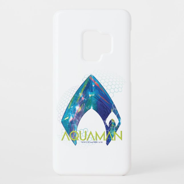 Aquaman | Refracted Aquaman Logo Case-Mate Samsung Galaxy Case (Back)