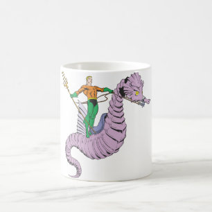 Aquaman Rides Seahorse Coffee Mug