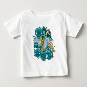 Aquaman Riding Seahorse Across Kingdoms Baby T-Shirt