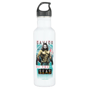 Aquaman   "Saviour Of The Seas" Modernist Graphic 710 Ml Water Bottle
