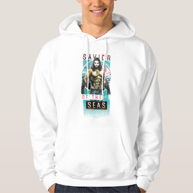 Aquaman | "Saviour Of The Seas" Modernist Graphic Hoodie (Front)
