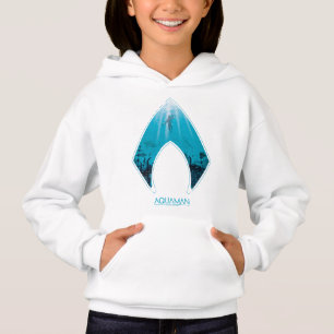 Aquaman   See Through Aquaman Logo Ocean Graphic