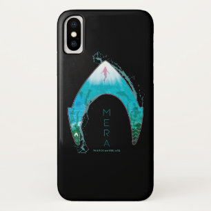 Aquaman   See Through Mera Symbol Ocean Graphic iPhone X Case