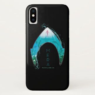 Aquaman | See Through Mera Symbol Ocean Graphic iPhone X Case