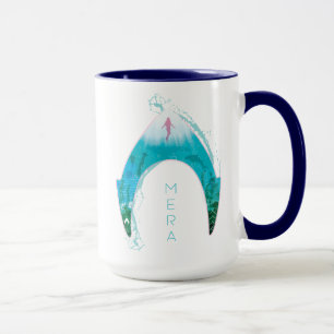 Aquaman   See Through Mera Symbol Ocean Graphic Mug