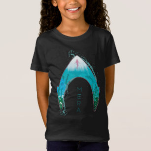 Aquaman See Through Mera Symbol Ocean Graphic T-Shirt