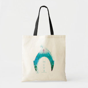 Aquaman   See Through Mera Symbol Ocean Graphic Tote Bag