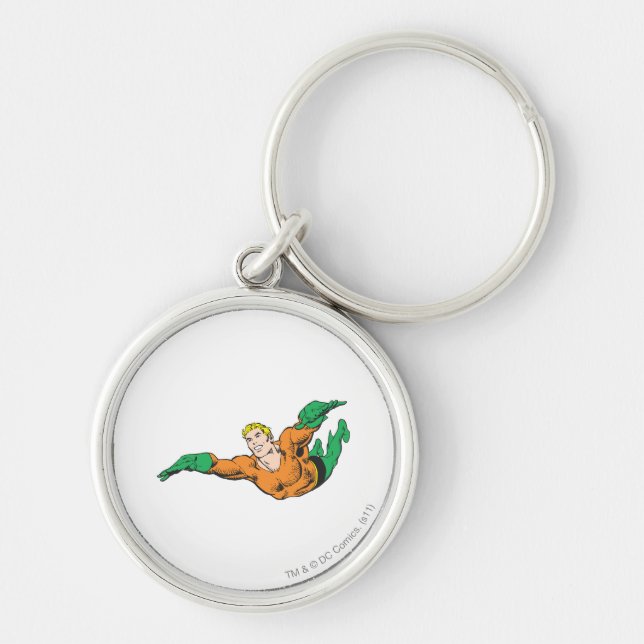 Aquaman Soars Key Ring (Front)