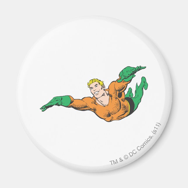 Aquaman Soars Magnet (Front)