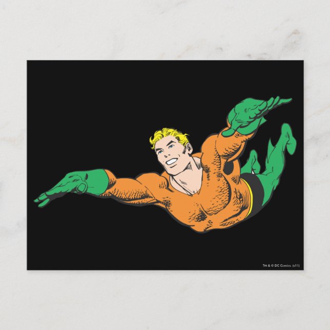 Aquaman Soars Postcard (Front)