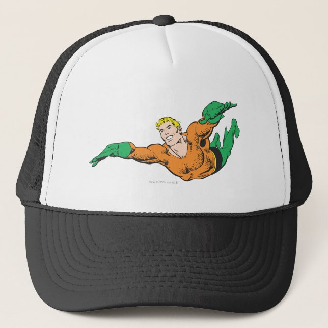 Aquaman Soars Trucker Hat (Front)