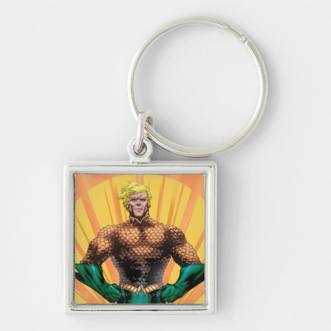 Aquaman Standing Key Ring (Front)