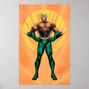 Aquaman Standing Poster