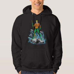 Aquaman Stands with Pitchfork Hoodie