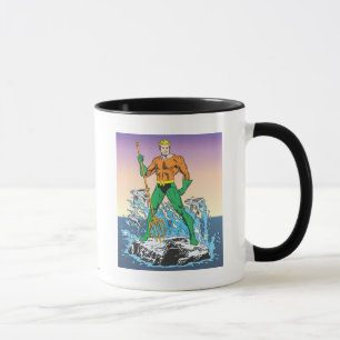 Aquaman Stands With Spear Mug