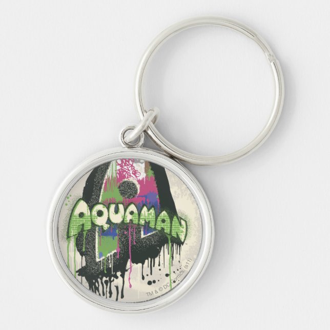 Aquaman - Twisted Innocence Letter Key Ring (Front)