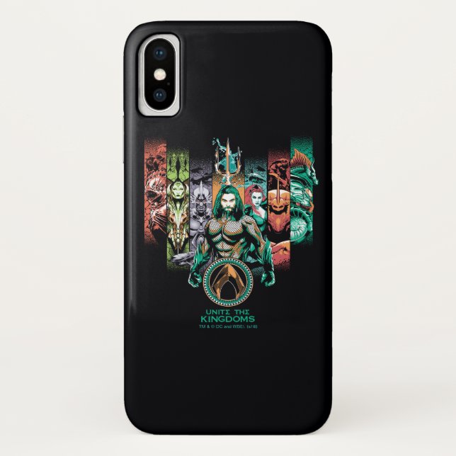 Aquaman | "Unite The Kingdoms" Atlanteans Graphic Case-Mate iPhone Case (Back)