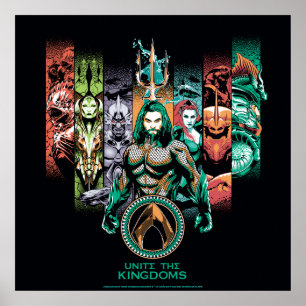 Aquaman   "Unite The Kingdoms" Atlanteans Graphic Poster