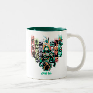Aquaman "Unite The Kingdoms" Atlanteans Graphic Two-Tone Coffee Mug