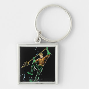 Aquaman with Spear Key Ring