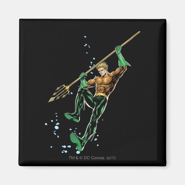 Aquaman with Spear Magnet (Front)