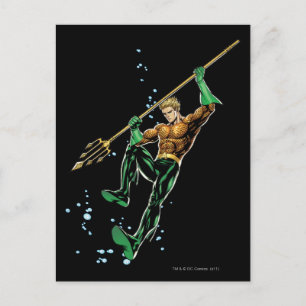 Aquaman with Spear Postcard