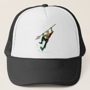 Aquaman with Spear Trucker Hat