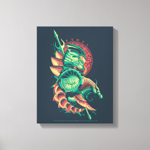 Aquaman Xebel King Nereus Graphic Canvas Print