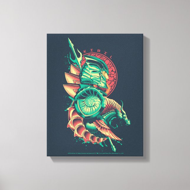 Aquaman | Xebel King Nereus Graphic Canvas Print (Front)
