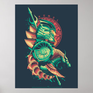 Aquaman Xebel King Nereus Graphic Poster