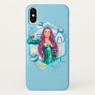 Aquaman   Xebel Princess Mera Hexagonal Graphic iPhone X Case