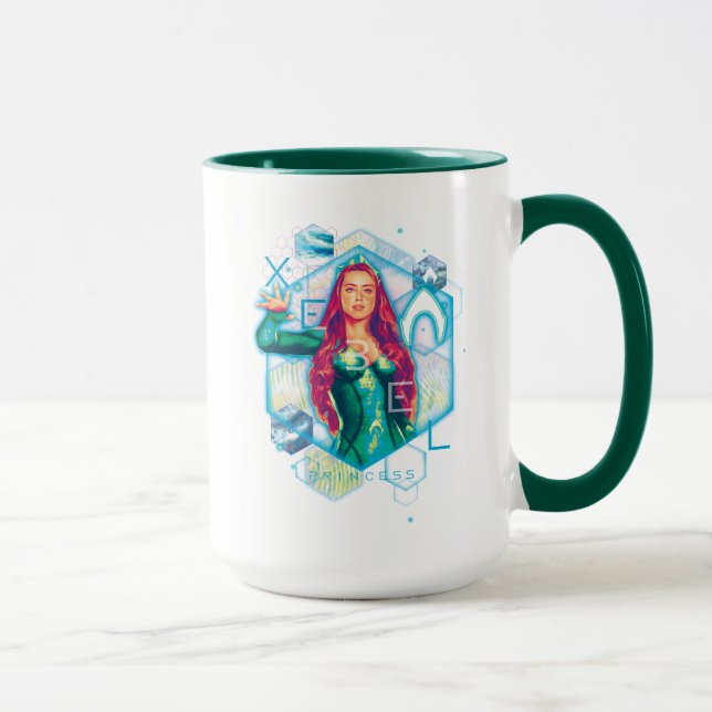 Aquaman | Xebel Princess Mera Hexagonal Graphic Mug (Right)