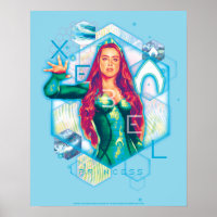 Aquaman | Xebel Princess Mera Hexagonal Graphic