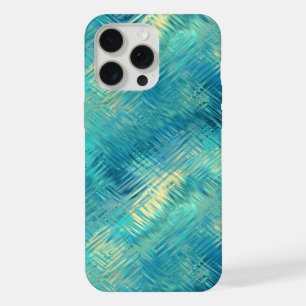 Aquamarine Blue Crystal Gel Texture iPhone 15 Pro Max Case