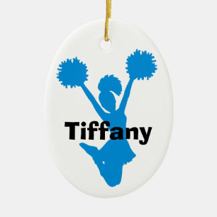 Aquamarine Cheerleader Ornament