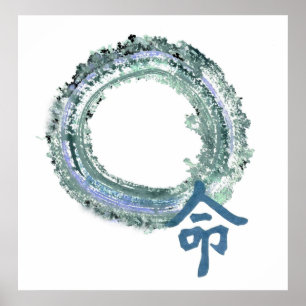 Aquamarine Destiny, Enso Poster