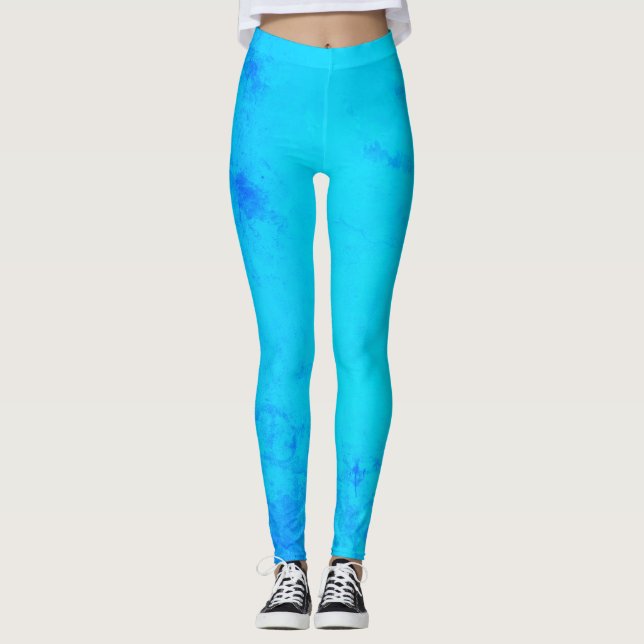 Aquamarine dream leggings (Front)