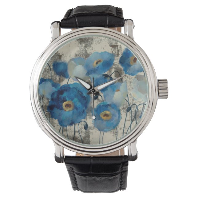 Aquamarine Floral Watch (Front)