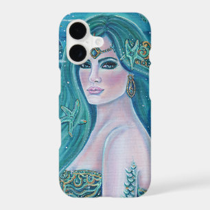 Aquamarine mermaid art by Renee Lavoie