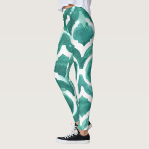 Aquamarine Motif IV Leggings