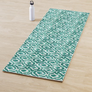 Aquamarine Motif IV Yoga Mat