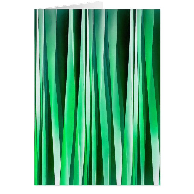 Aquamarine Ocean Stripy Pattern (Front)