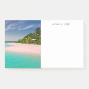 Aquamarine Ocean Tropical Beach Scenic Post-it Notes