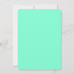 Aquamarine Rounded Invitations – Custom Designs